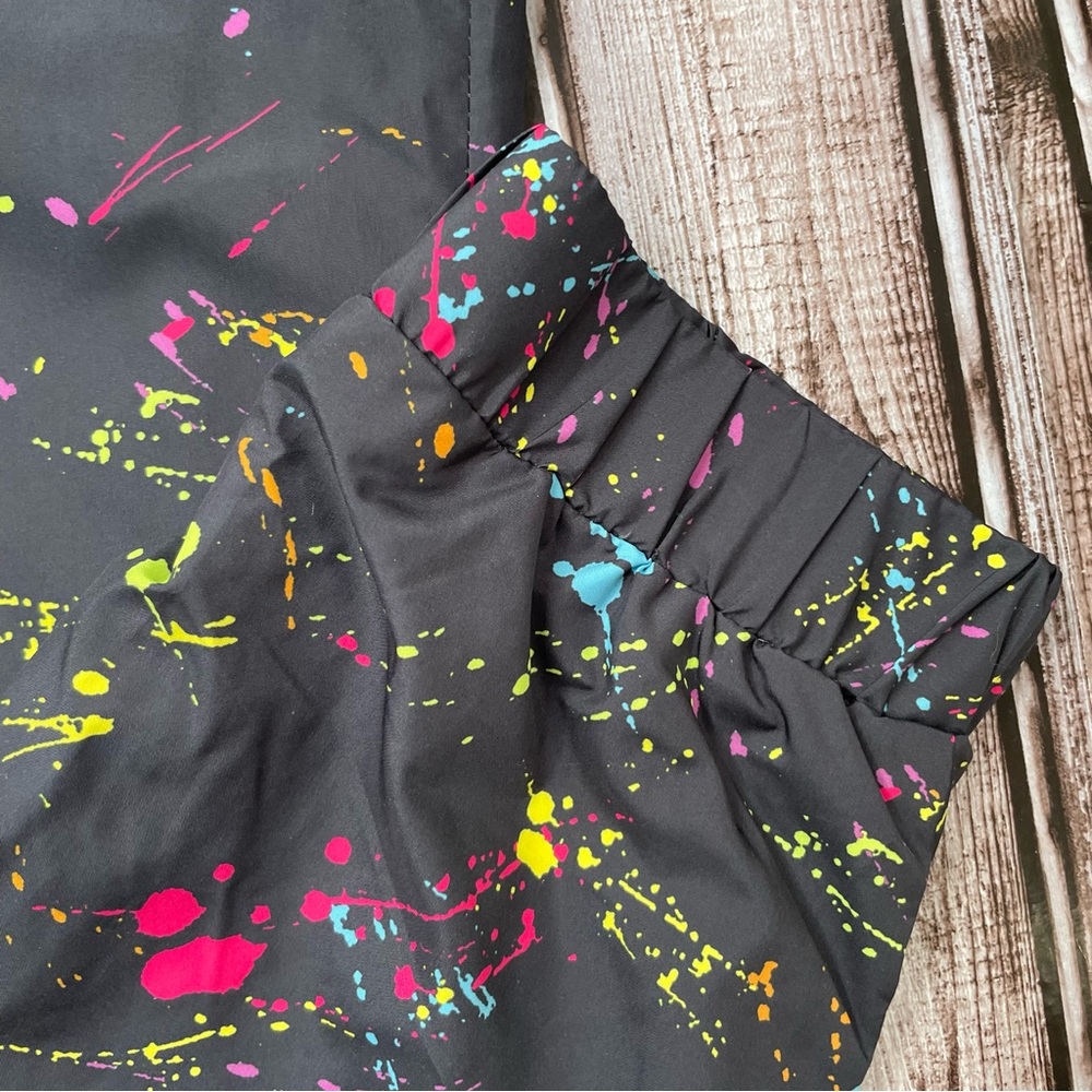 Tipsy Elves Neon Nightcrawl Windbreaker pants NWOT Unisex size Medium - Picture 7 of 9